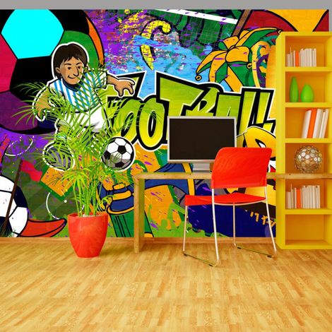 Papier Peint "Football Cup" 70 x 100 cm (1/2)
