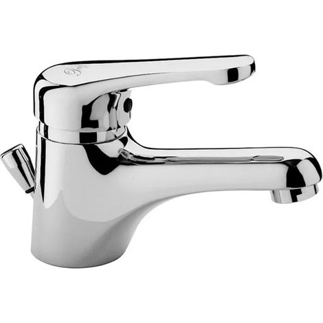 RUBINETTO MISCELATORE MONOCOMANDO PER LAVABO SERIE PEGASO CROMATO SCARICO 11/4   RUBINETTERIA PAFFONI Spa