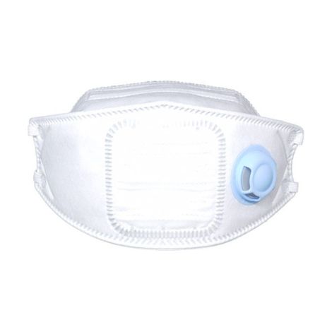 Mascarilla con válvula FFP3 NR D plegable y clip nasal