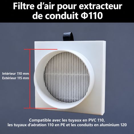 Filtre d'air neuf haute efficacité 110 avec filtre HEPA haute efficacité 40 × 40 × 20 cm 2 kg – Livraison gratuite (1/5)