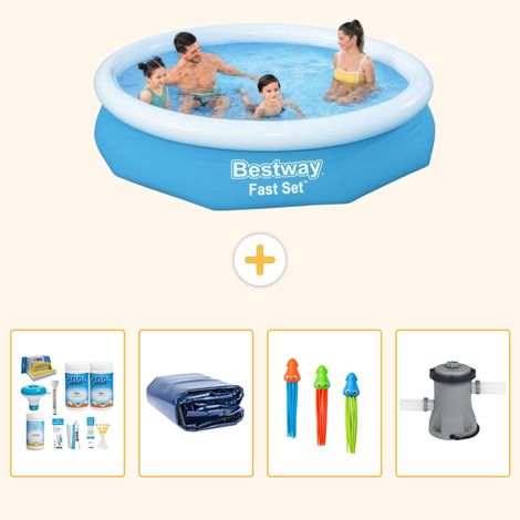 Bestway Bestway Fast Set Ronde - 305x66 cm - 5-pièces S108 (1/5)