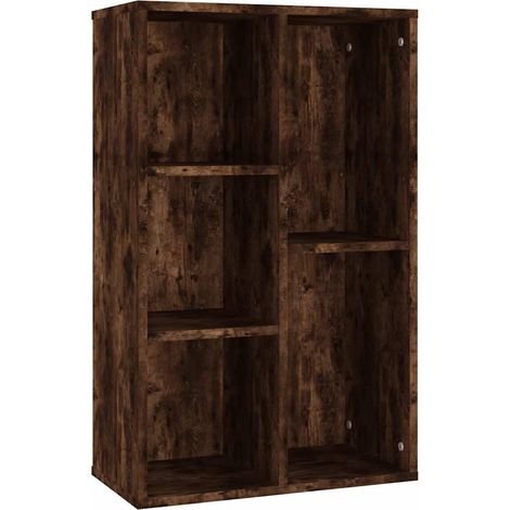 Maison Exclusive - Bücherregal/Sideboard Räuchereiche 50x25x80 cm