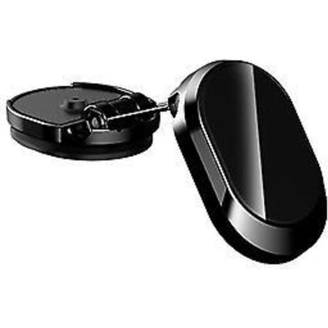 Support magnétique 360° pour téléphone portable de voiture, support de navigation universel, support pliable pour tableau de bord (noir Starburst) (1/5)