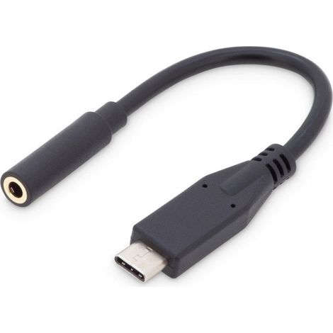 Digitus Audio Adapterkabel [1x USB-C® Stecker - 1x Klinkenbuchse 3.5 mm] AK-300321-002-S 20.00 cm Fl (1/3)