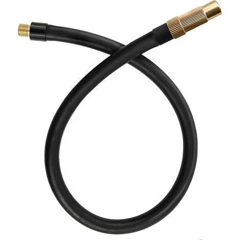 40cm Tuyau de Rallonge Pompe à air Portable avec Adaptateur de valve Schrader & Presta - Tuyau d'extension 2 en 1 compatible avec Xiaomi Mi Pump, Universel pour Pneus de Voiture, de Vélo et de Moto (1/5)