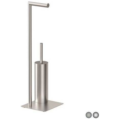PIANTANA PORTA SCOPINO POSEIDON Misura: Cromo cm 20 x h. 64,2 x 18