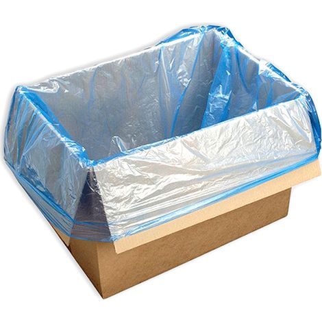 Lot de 800 Sac de fond de caisse bleu 12µ 60 x 65 cm