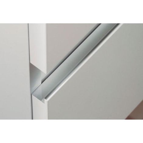 Tirador Grada 0343 (para encastrar) - Inox look 197 mm