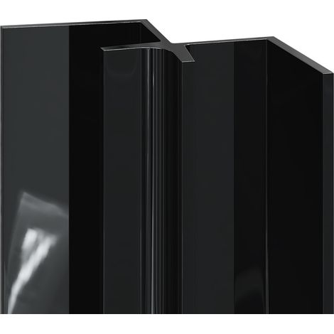WholePanel 10mm Black Wall Panel Internal Corner Trim
