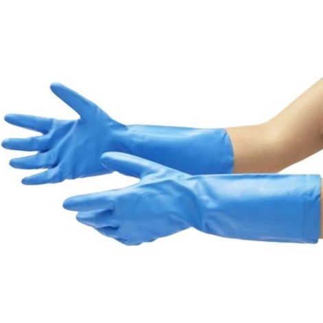 Gants RS PRO taille 9, L, Manutention générale, 12 Paires, Bleu ( Prix pour Paquet de 12 )