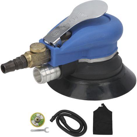 Lustreuse pneumatique puissante 10000 tr/min avec ponceuse, collecte de poussière intégrée pour entretien auto. (1/5)