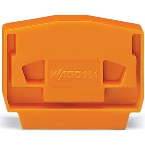 WAGO GmbH& Co. KG Abschluß-u.Zwischenplatte grau 4mm dick 264-368 (1/2)