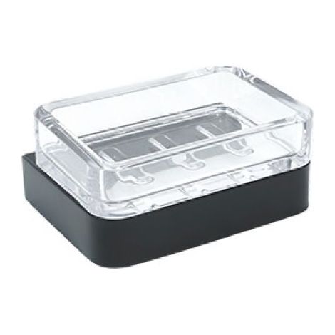 PORTA SAPONE MOD. 25 Nero cm 12,5 x h. 5 x 10,2