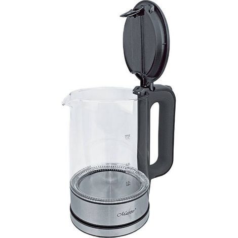 Bouilloire électrique Maestro MR053 1,7 L 2200 W Noir, Transparent (1/3)