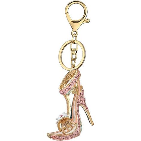 Porte-clés à talons hauts en strass (1/3)