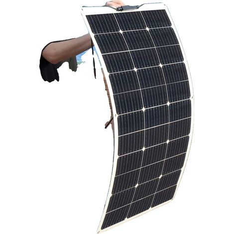 Panneau Solaire, Matériau Monocristallin, Design Durable, PET Flexible 100w (1/2)