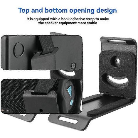 Support mural pour barre de son compatible avec JBL, Bose, Samsung, Vizio et Sony, étagère métallique avec sangles auto-agrippantes, capacité de charge : 13,6 kg (30 lb) - JXLGV (1/5)