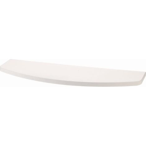 Mensole da Parete Moderne Set 4 mensole Stondate per Casa Ufficio e Camerette Colore Bianco 60 centimetri