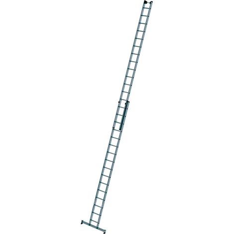 MUNK Schiebeleiter mit nivello-Traverse 2x16 Sprossen (1/3)