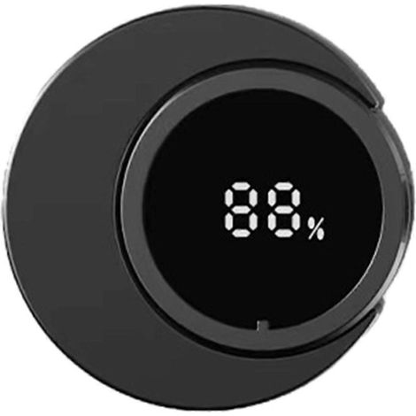 Boîte de désinfection pour brosses à dents à ouverture et fermeture par induction intelligente. Désinfection ultraviolette des brosses à dents (noir). (1/5)