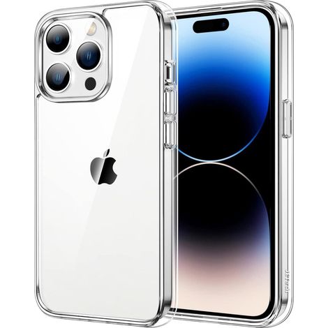 Coque transparente pour iPhone 14 Pro 6,1 pouces, anti-chocs et anti-rayures (1/5)