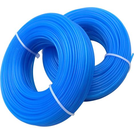 APEX Fil de coupe-bordures en nylon rond de 1,6 mm de diamètre et de 100 m de longueur, idéal pour les jardins et parcs (2 pièces de 100 m). (1/4)
