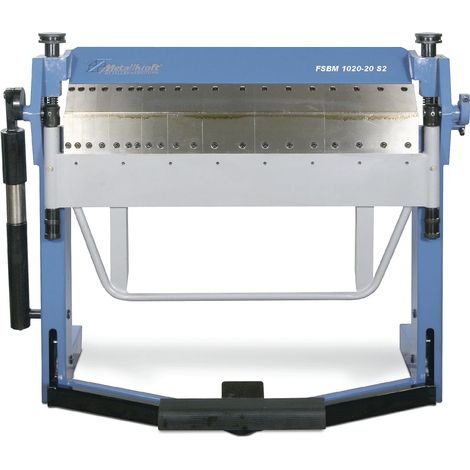 Plieuse de tôle manuelle 1020 mm – Angle de pliage 0-135° – Épaisseur jusqu'à 2 mm – Lame segmentée supérieure et inférieure – Metallkraft