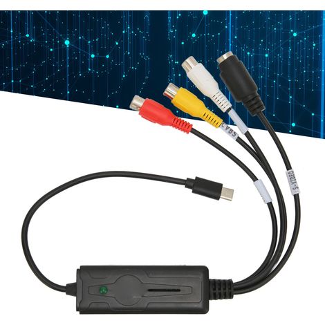 Carte de capture vidéo et audio USB vers RCA, compatible Windows 10, 8.1, 7, XP, Vista et OS X (1/5)