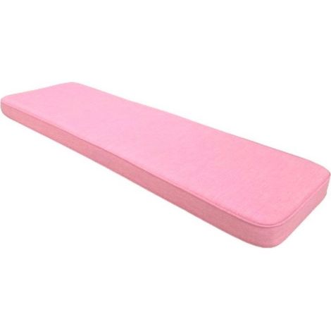 Powder Luxury 3 Seater Bench Cushion - L48 x W141 x D5 cm - Pink