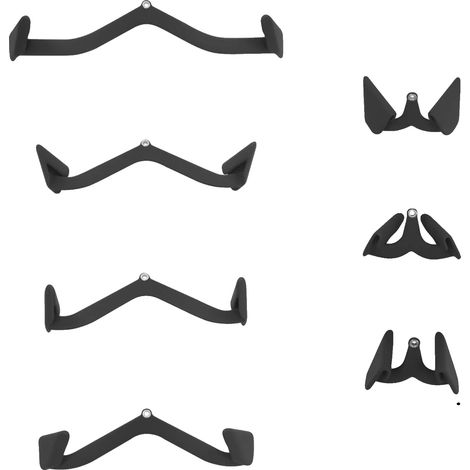 Accessori per barra per trazioni, design ergonomico, allenamento di forza, nero (1/2)