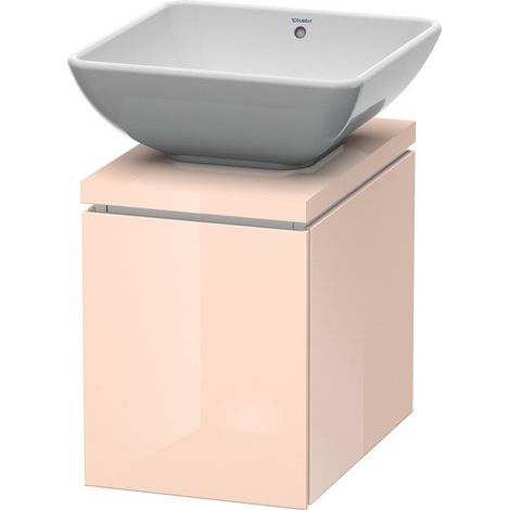 Meuble sous-vasque L-CUBE 320x477x400mm perle d'abricot haute brillance