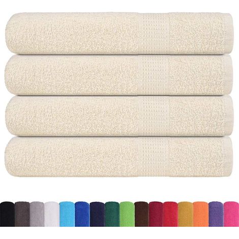Serviettes FROGN 4 pcs crème 100x200 cm 360 g/m² (1/5)