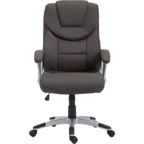 Sedia da ufficio Texas in tessuto grigio scuro (1/5)