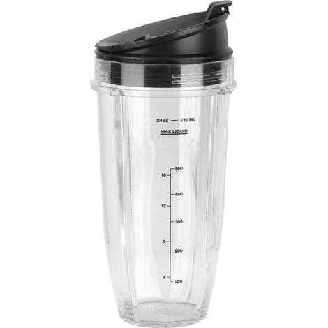 Pièces de rechange 24oz, tasse de rechange + kit de pièces de couvercle pour mixeur 900W 1000W (1/5)