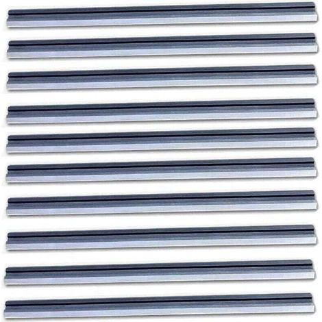 Lames de raboteuse de 3-1/4 pouces, paquet de 10 lames de raboteuse de 82 mm de remplacement pour Bosch, Makita, DeWalt, Wen 6530, Ryobi, Craftsman et autres raboteuses portables (HSS)
