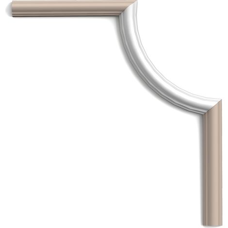 Orac – Cimaise classique rustique PX103A – Moulure décorative L19 x H1,2 x l3,5 cm – Pour finition de plinthe et murs
