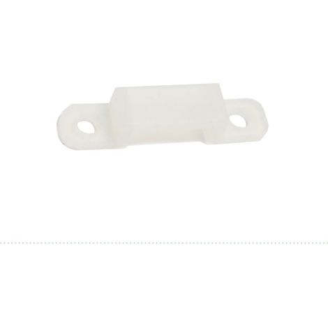 Clip in silicone per striscia LED a tenuta stagna IP67 da 12 mm