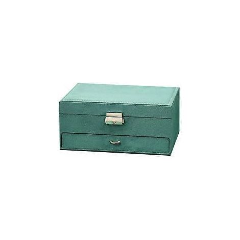 Schmuckkästchen-Organizer, großer Aufbewahrungsorganizer für Halsketten und Schmuck mit Schubladenschloss, Schmuckaufbewahrungsbox für Damen
