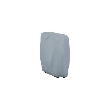Housse de chaise pliante pour jardin – Protection imperméable grise pour chaise extérieure (1/4)