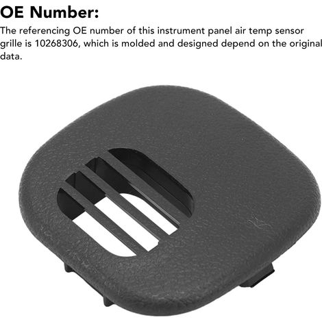 [Temperatursensor-Gitter für Armaturenbrett] Mitte 10268306 [Kompatibel mit Corvette C5] [ABS-Luftsensor-Abdeckung] (1/5)