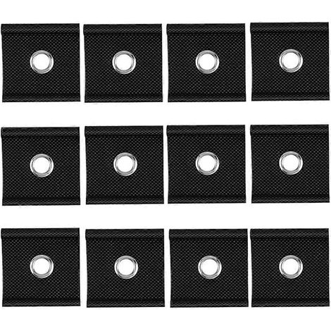 Lot de 12 RV Canopy crochet camping Awning crochets clips RV tente crochets lampe crochets Holes pour Caravan Camper (1/5)