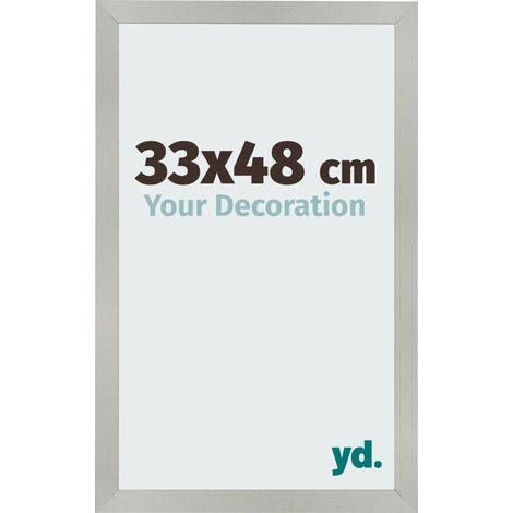 yd. - Cadre photo 33x48 - Argent Mat - MDF - Bologna (1/5)