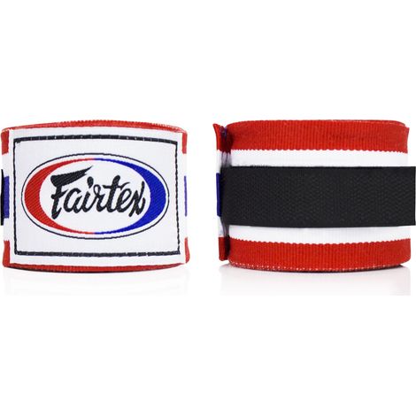 Bandages de boxe Fairtex - Bandages HW2 drapeau thaïlandais 4,5 m (1/3)