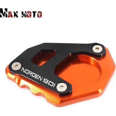 (Norden901 D) Compatible avec les motos Husqvarna 901 Norden 901 Norden901 2021 2022 2023. Béquille latérale CNC, extension et support. Maxpower (1/4)