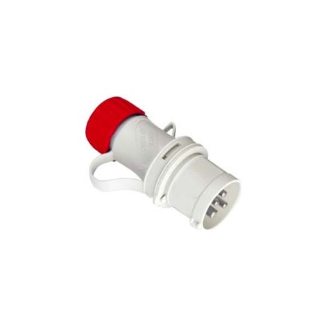 SPINA INDUSTRIALE VOLANTE ARGO ROSSA 3P+T CEE IP44- - 16A colore rosso 210.1636 - 2 pezzi FANTON
