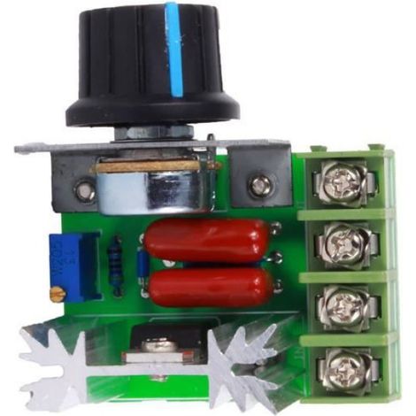 Regulateur De Vitesse Moteur Ca - 2000 W - 50 À 220 V Ac - 25 A - Pour Cuisinière Chauffe-Eau Gradateur - 1 Pièce (1/4)