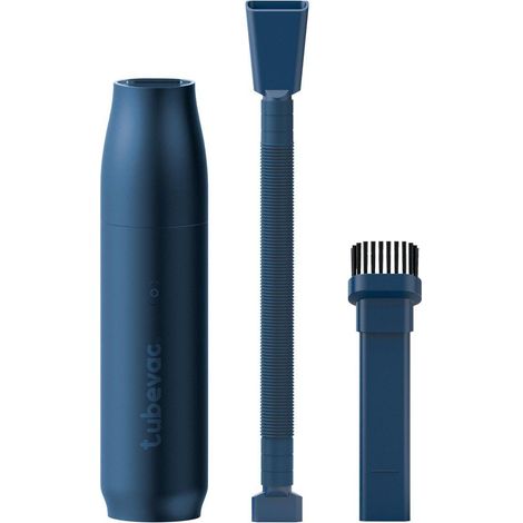 Veho Tubevac tragbarer kabelloser Staubsauger blau leicht