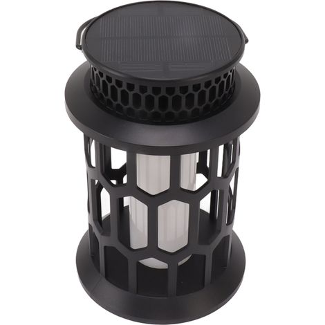Solarbetriebene, dekorative Hänge-Gartenlampe mit flackernder Flamme, 28 LEDs, wasserdicht, für Garten und Terrasse (1/5)