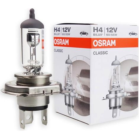 Bombilla H4 Osram Classic 12V 60/55W 64193CLC P43t (1/5)