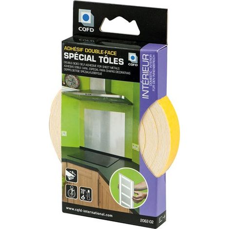 Doppelseitiges Klebemousse Innen 19 mm x 6 m - Cqfd